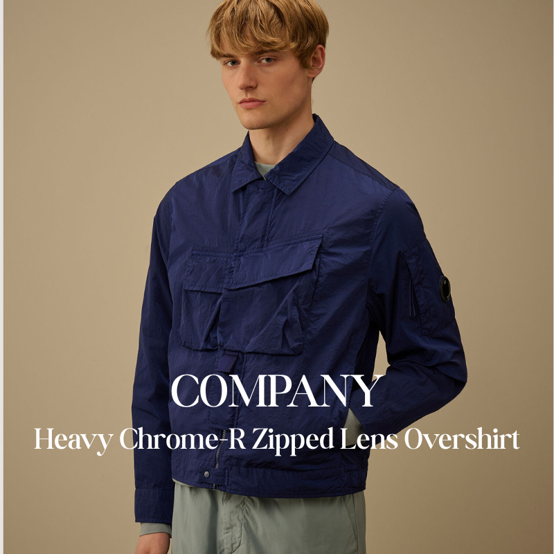 【代購】CP COMPANY Heavy Chrome-R 鏡片拉鍊襯衫外套 Overshirt 機能外套
