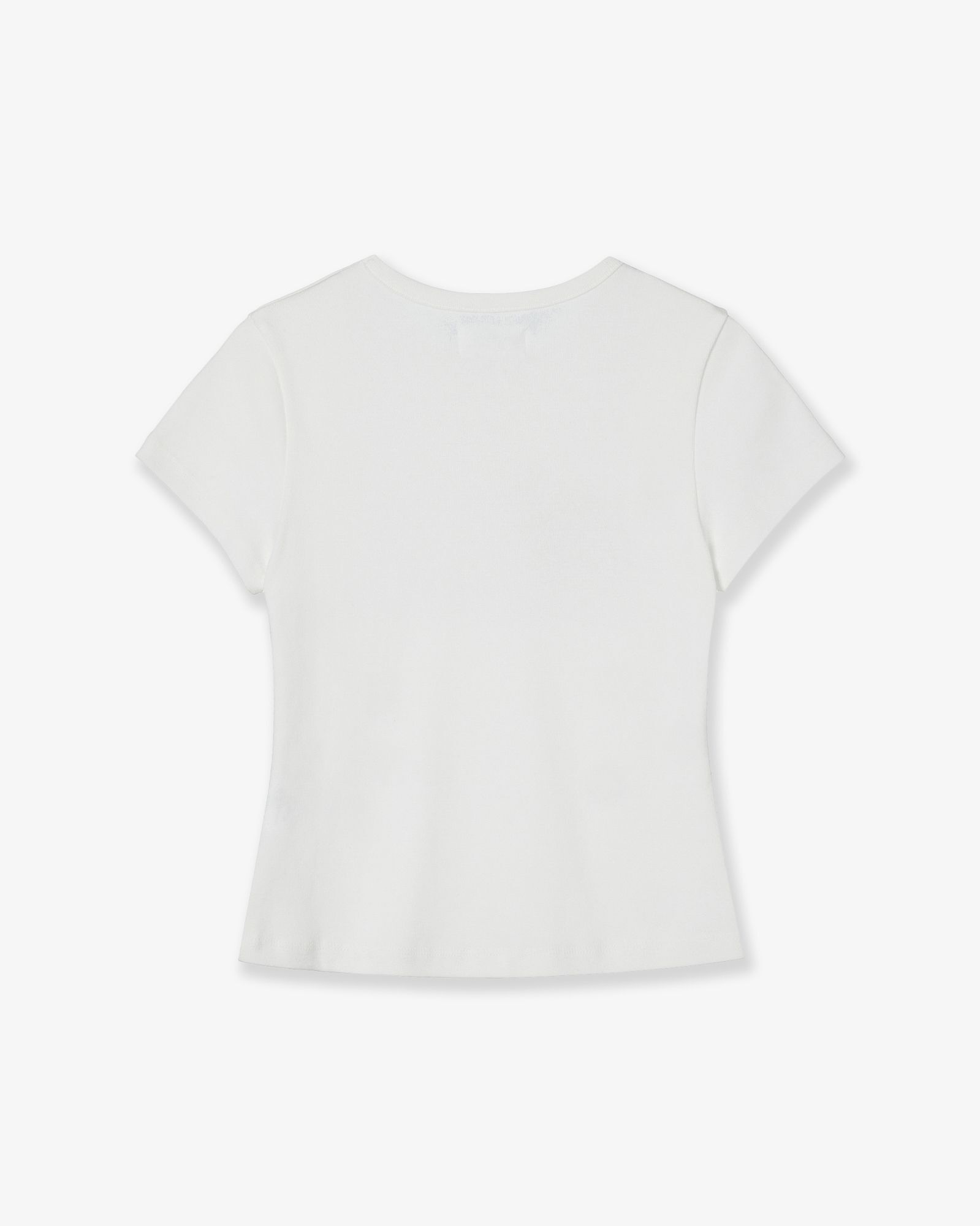 AEAE 字母點點短袖上衣 白色 AE45SWTS013WHT