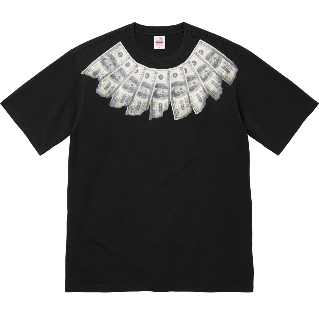 SUPREME X MM6 MONEY S/S TOP短T (2色)