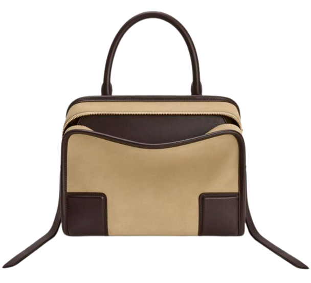 RN260416-K34-PA1A-麂皮-23.5cm(W)*9cm(D)*17cm(H)-杏色-Boston Bag(手挽/腋下) 送 絲巾*1條(款式隨機)