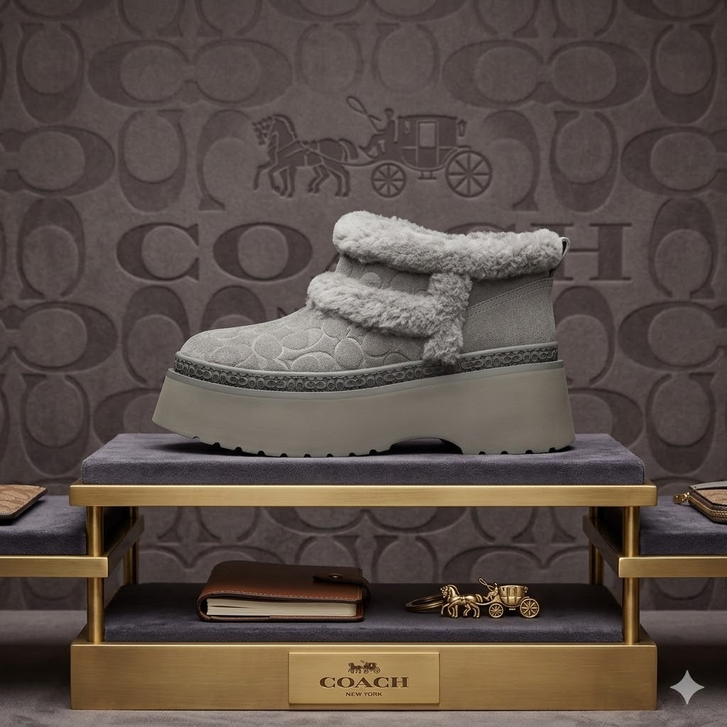 【預購】COACH Christina Bootie H041679 女裝毛毛靴