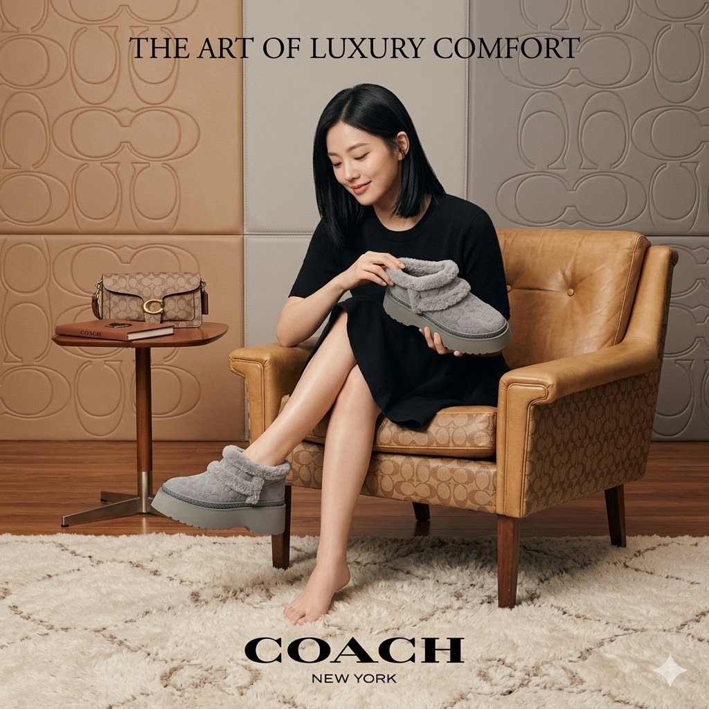 【預購】COACH Christina Bootie H041679 女裝毛毛靴