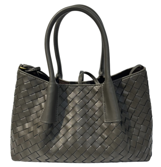 RN260416-K103-PJ58A-牛皮-26cm(W)*12cm(D)*16cm(H)-深綠- Tote Bag(手拎/單肩) 送 絲巾*1條(款式隨機)