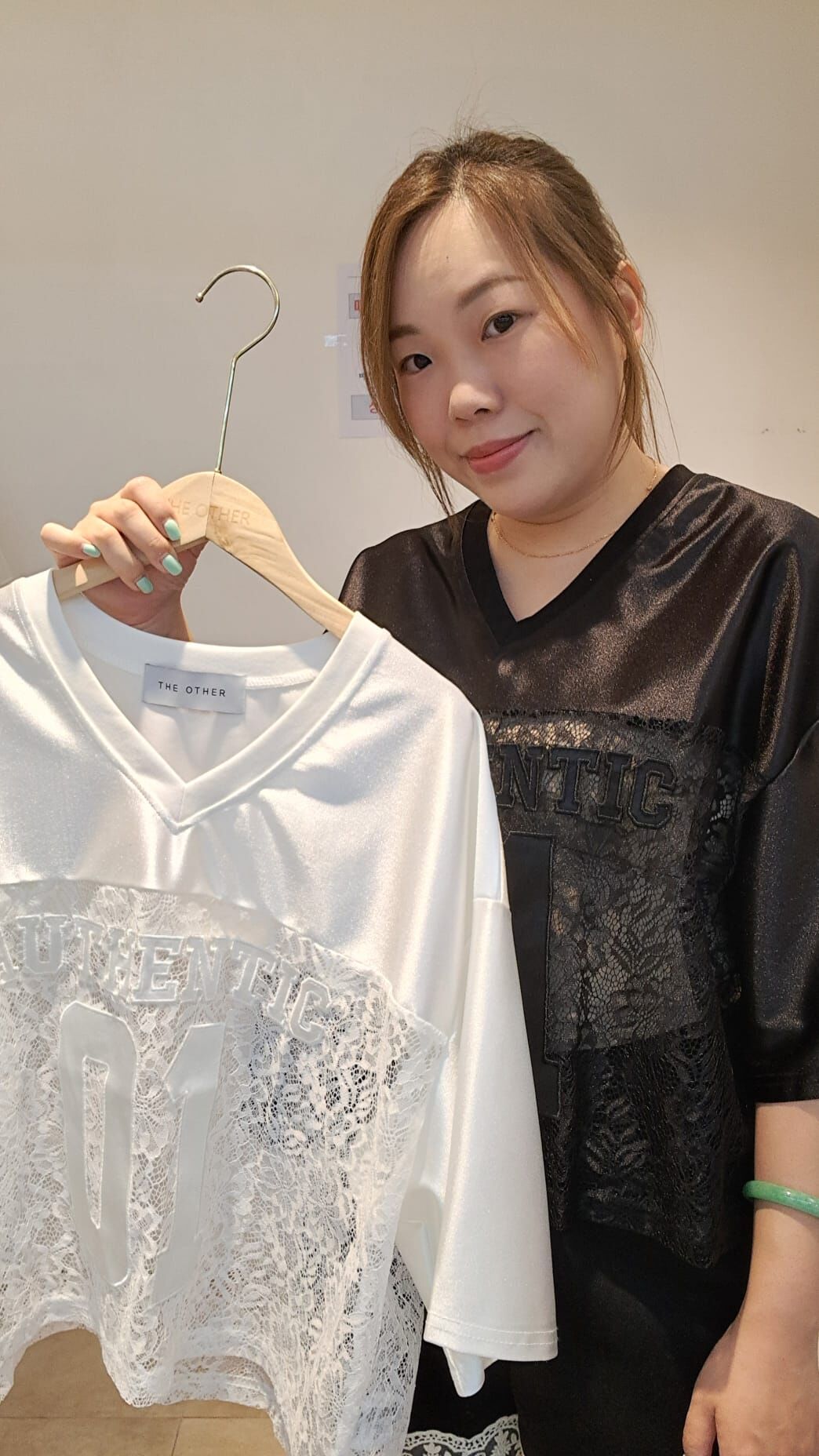 TO16B 蕾蕾蕾絲球衣風