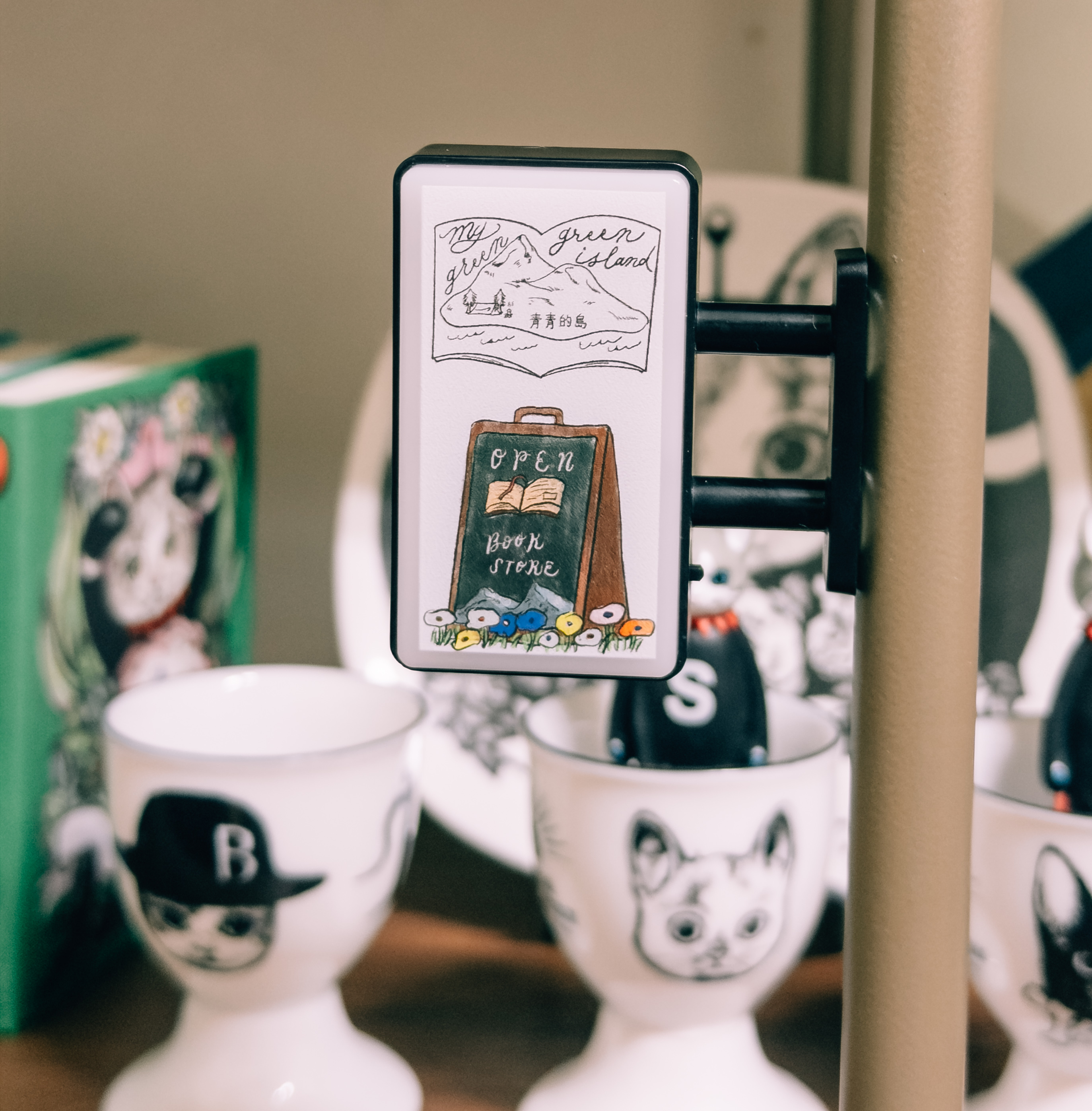 書店點燈 小招牌 磁鐵燈箱  |甜蜜生活