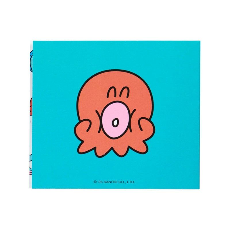 日本 Sanrio Hangyodon 水怪 & Bad Badtz-Maru XO 搞怪表情系列 - 頭形便條貼