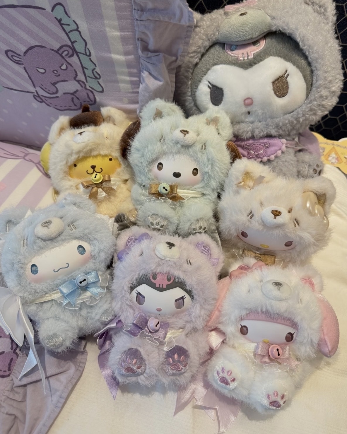 <正版授權>MINISO x SANRIO 三麗鷗 島嶼狐系列 盲盒 搪膠 毛絨 娃娃 吊飾 掛件