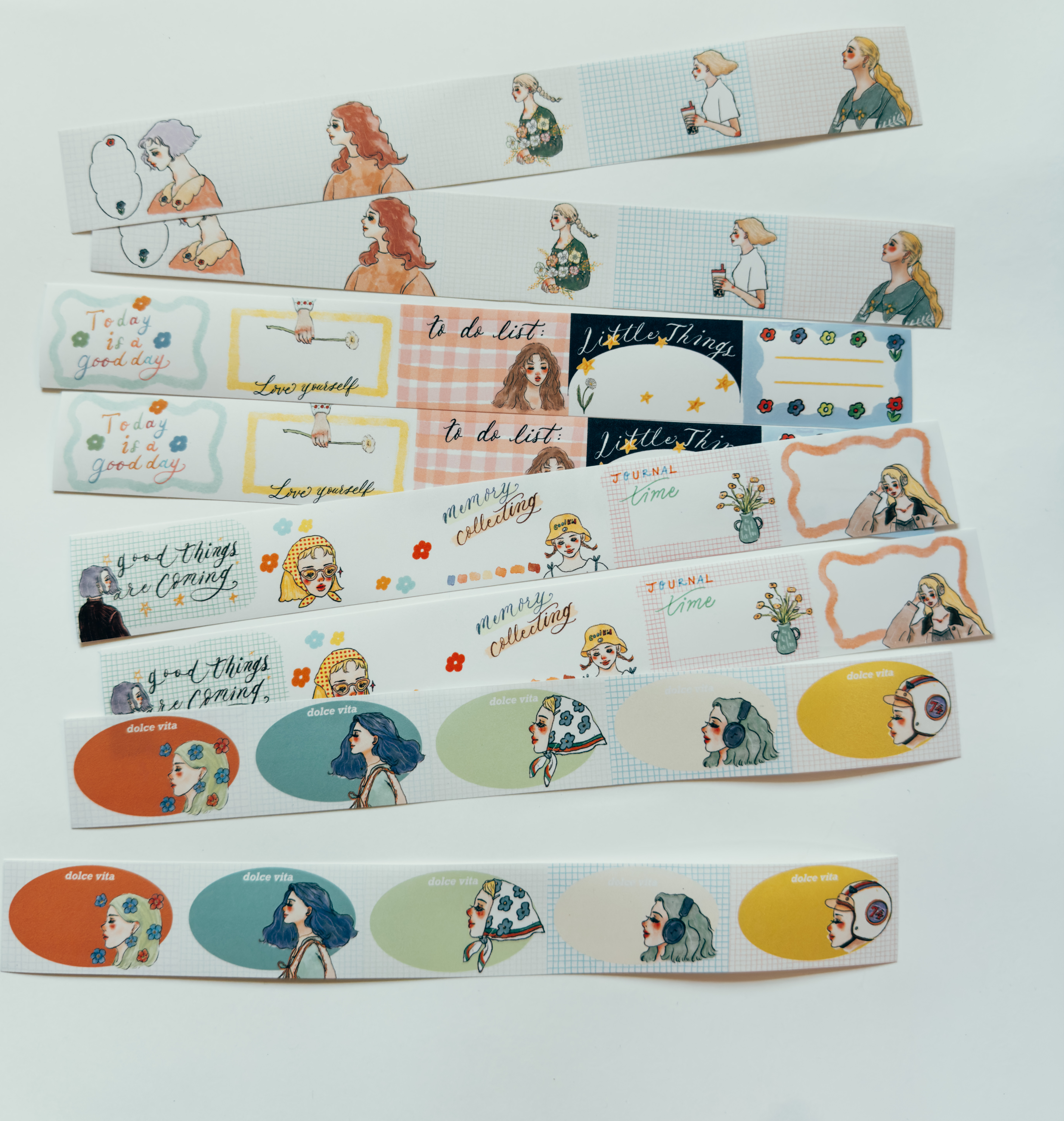 美好的一天 40枚 便利貼貼紙 memo sticker｜甜蜜生活