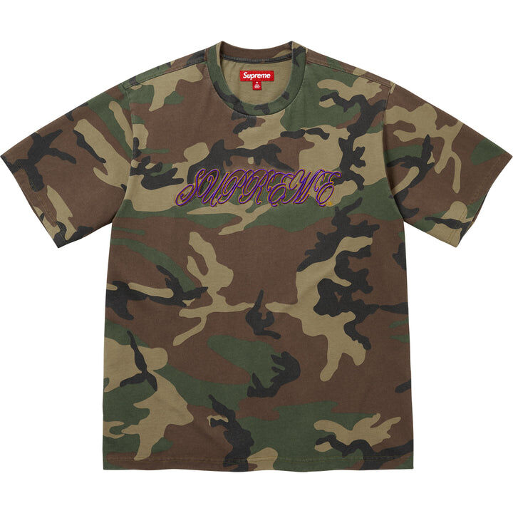 【Supreme】0418 WEEK 8 發售 Raised Script S/S Top