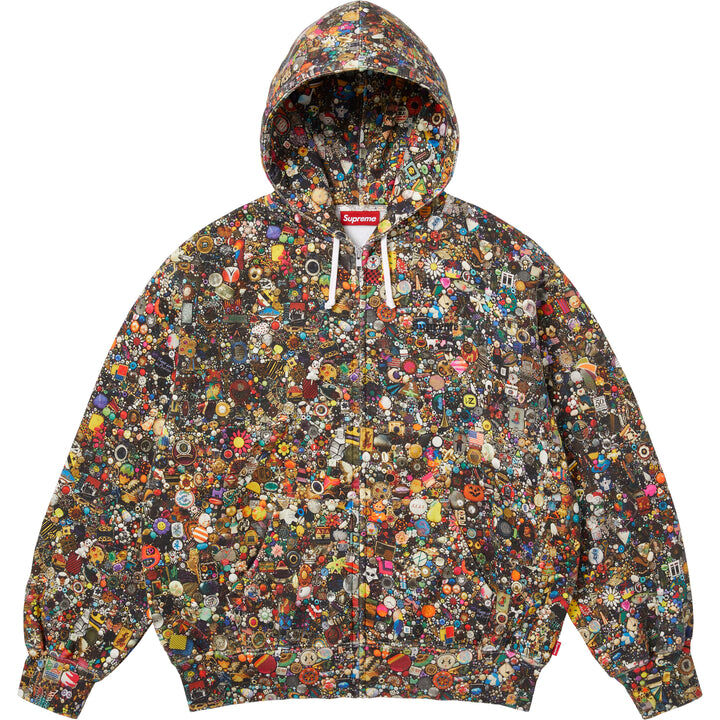 【Supreme】0418 WEEK 8 發售Supreme/Mike Kelley Zip Up Hooded Sweatshir