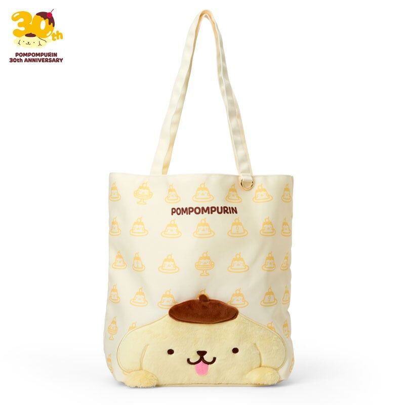 日本 Sanrio Pom Pom Purin 布甸狗 30周年系列 - 手提袋