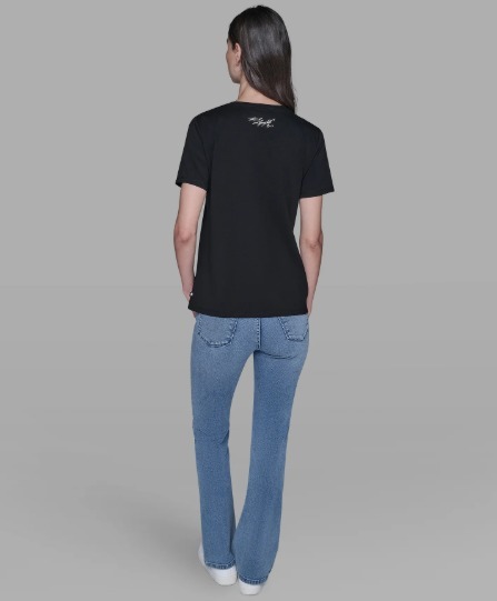 OBS432 KARL LAGERFELD PAIRS FRAME TEE