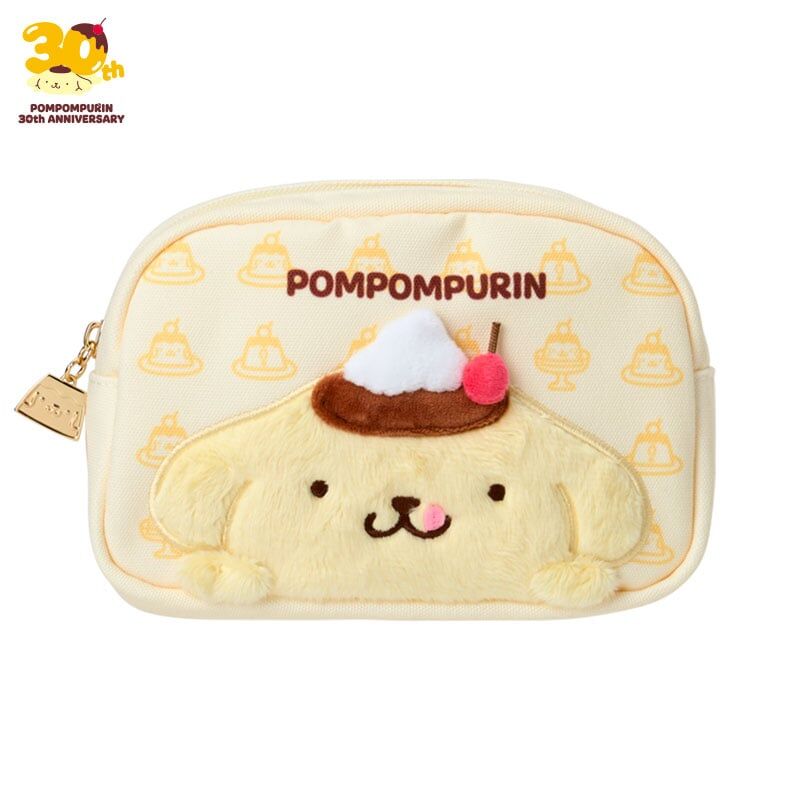 日本 Sanrio Pom Pom Purin 布甸狗 30周年系列 - 化妝袋