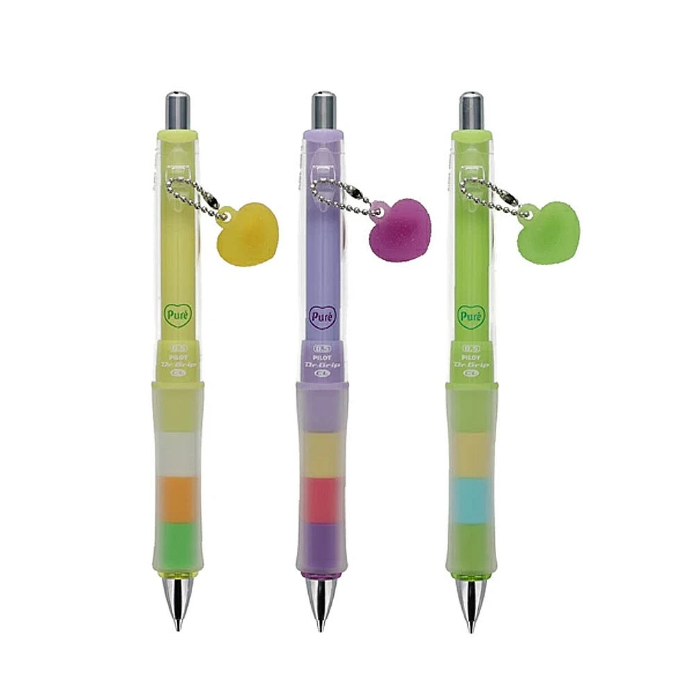 Pure軟糖聯名 Dr.GRIP 健握玩色搖搖筆 自動鉛筆0.5mm｜日本PILOT
