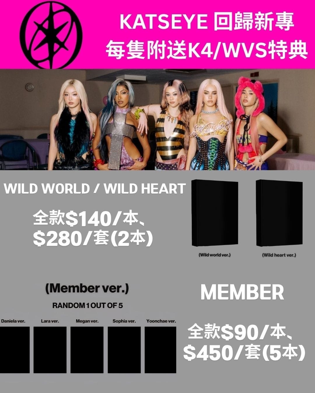 KATSEYE ‘WILD’ Album