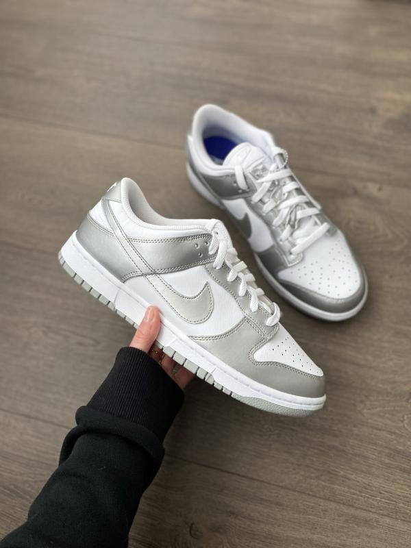 【預訂】NIKE DUNK LOW 液態銀白-WOMEN