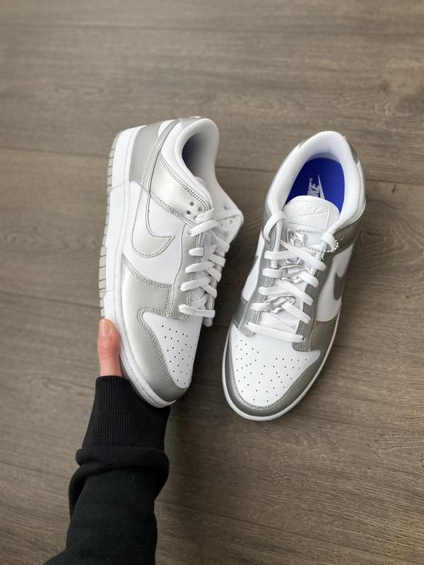 【預訂】NIKE DUNK LOW 液態銀白-WOMEN
