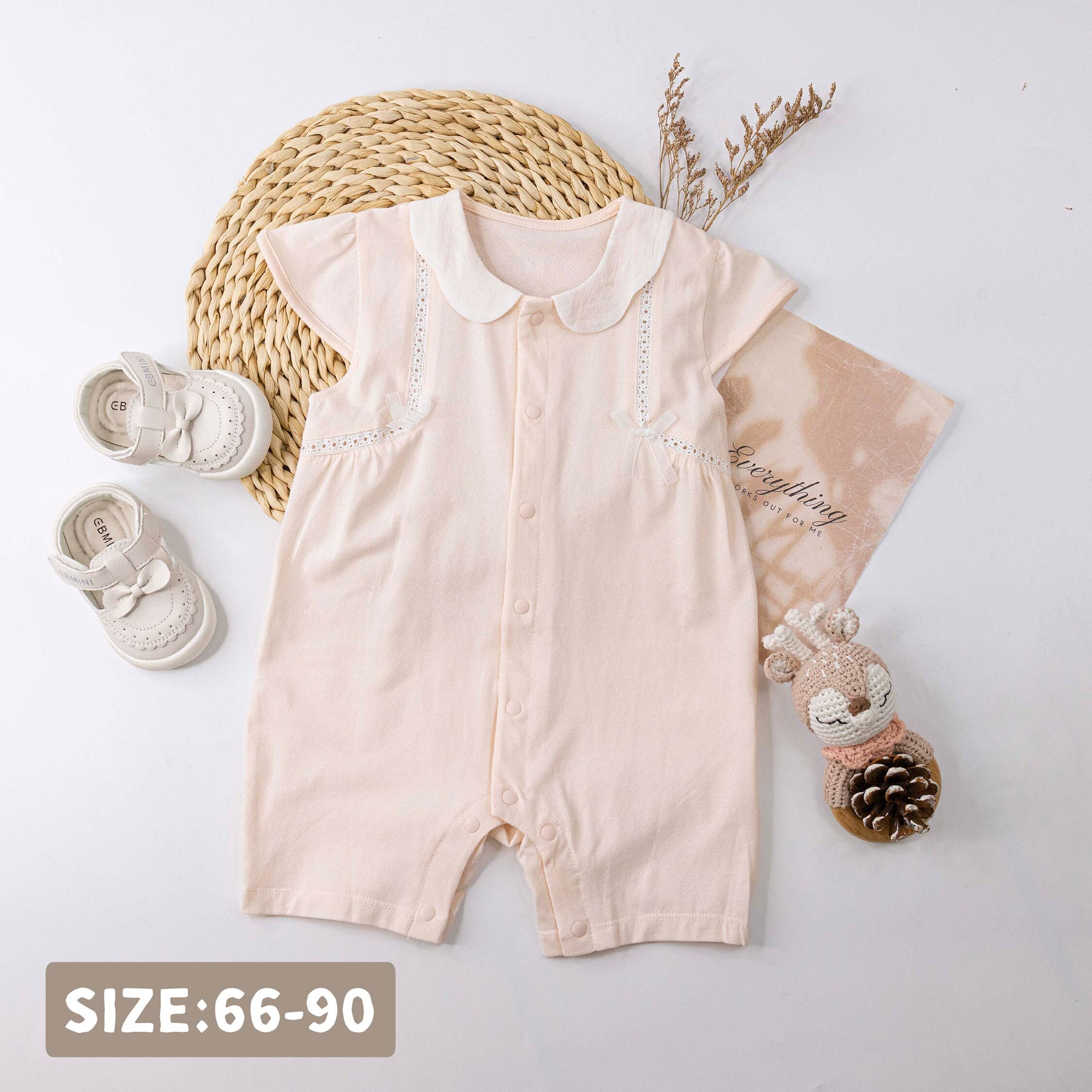 純淨系列 花紋鏤空設計連身衣 (T6008)