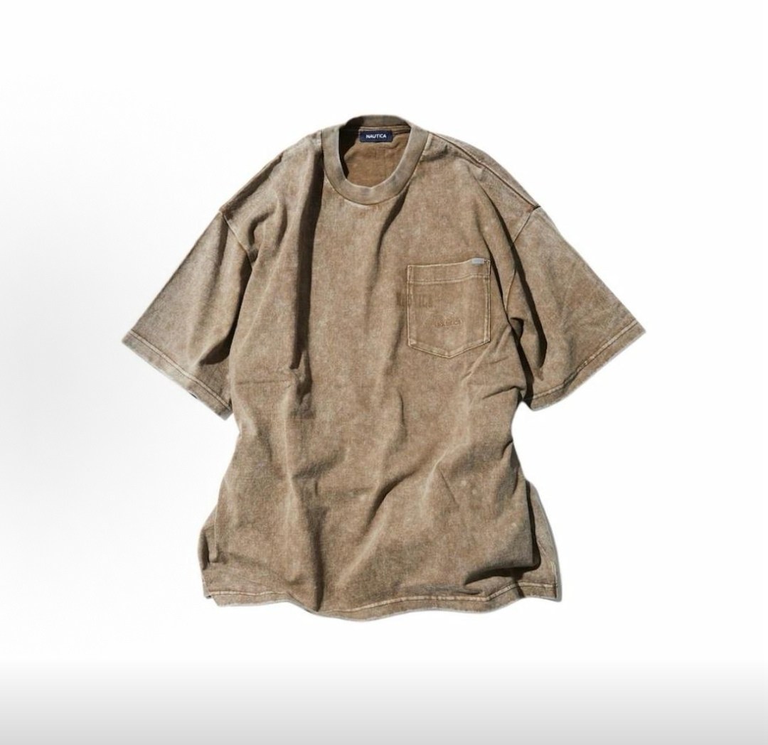 Nautica 水洗隱形徽標短T (5色)