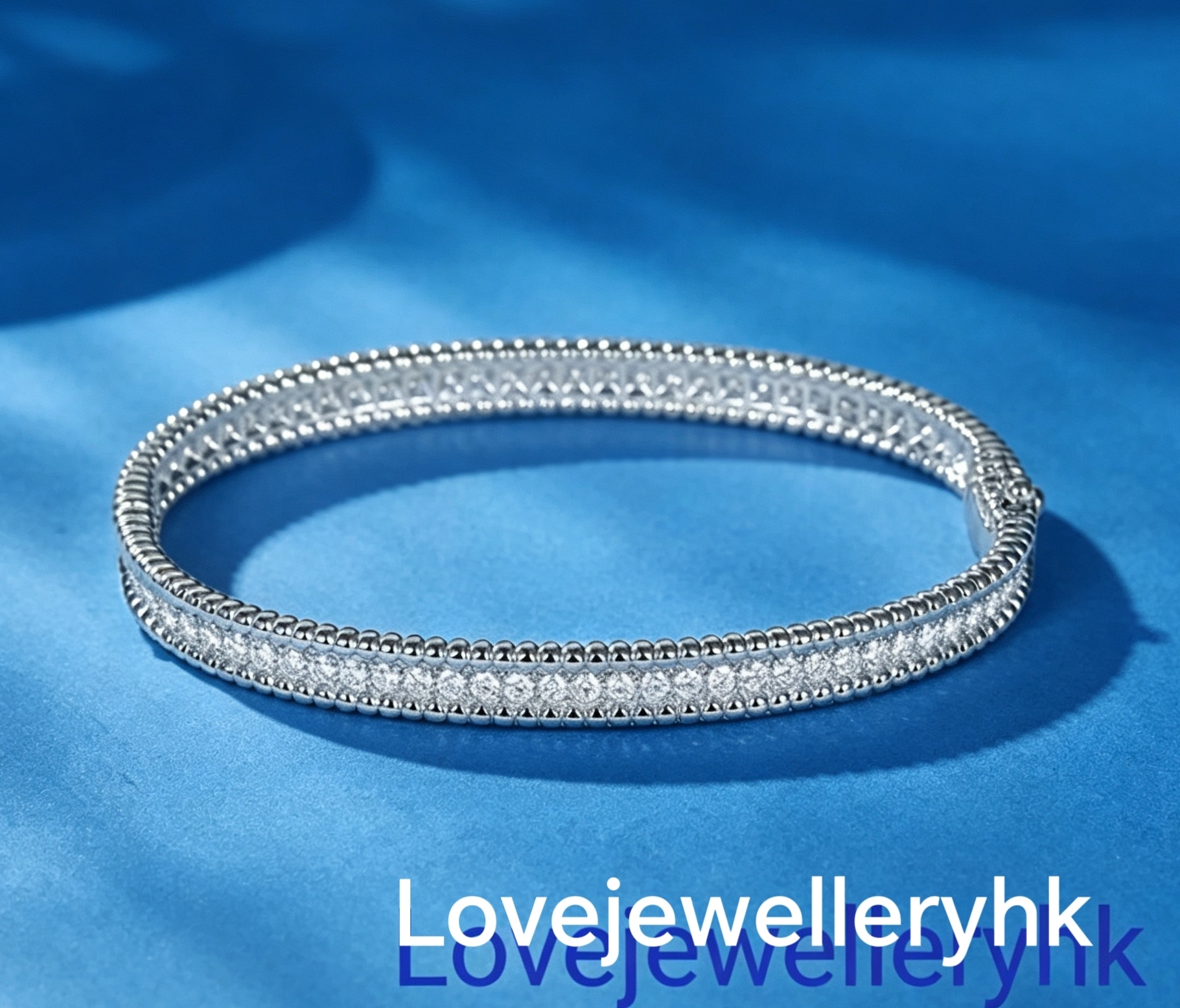 全圈莫桑鑽手鐲    B3C024