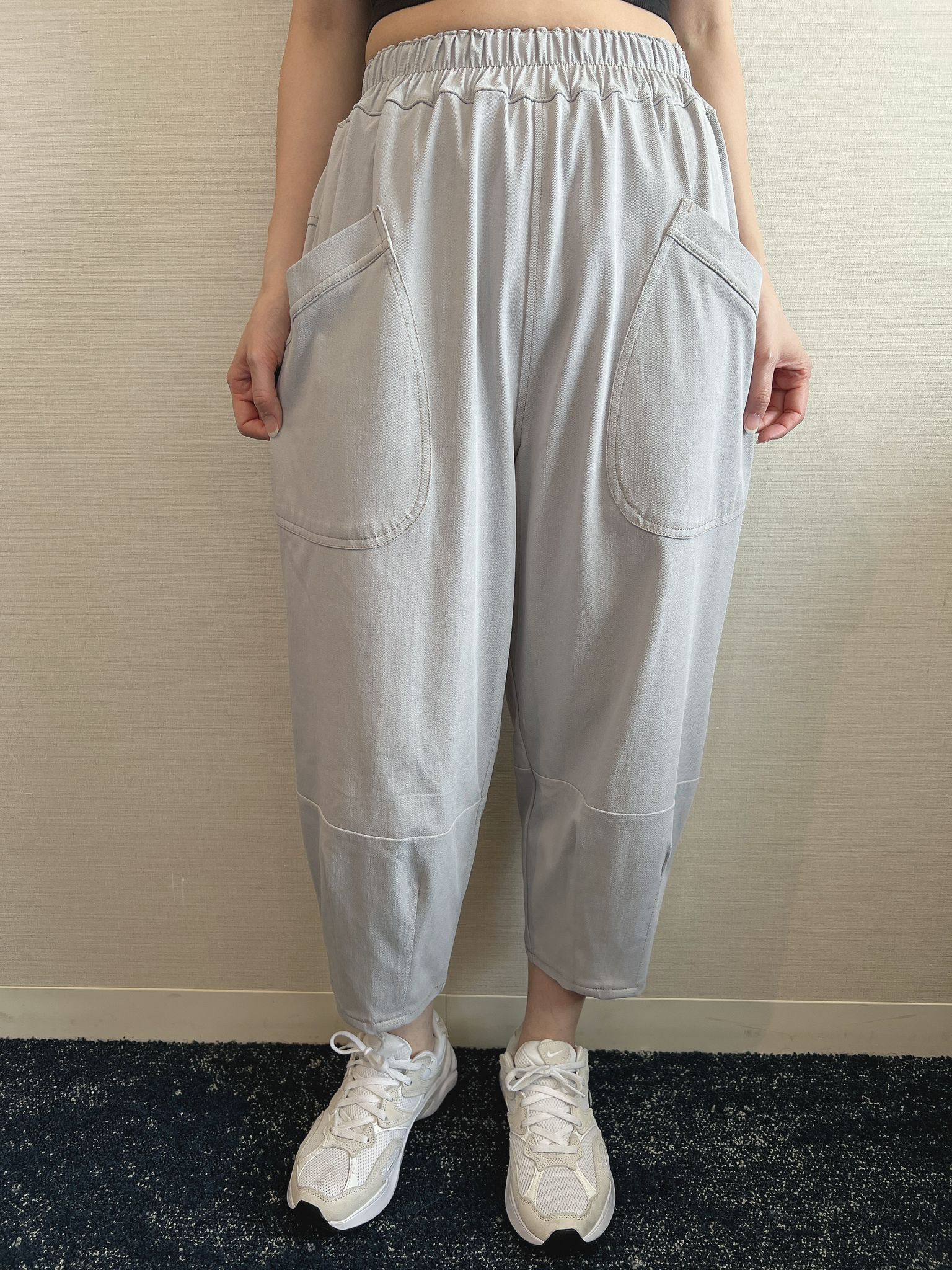 SY 冷感牛仔褲 on sale 灰色