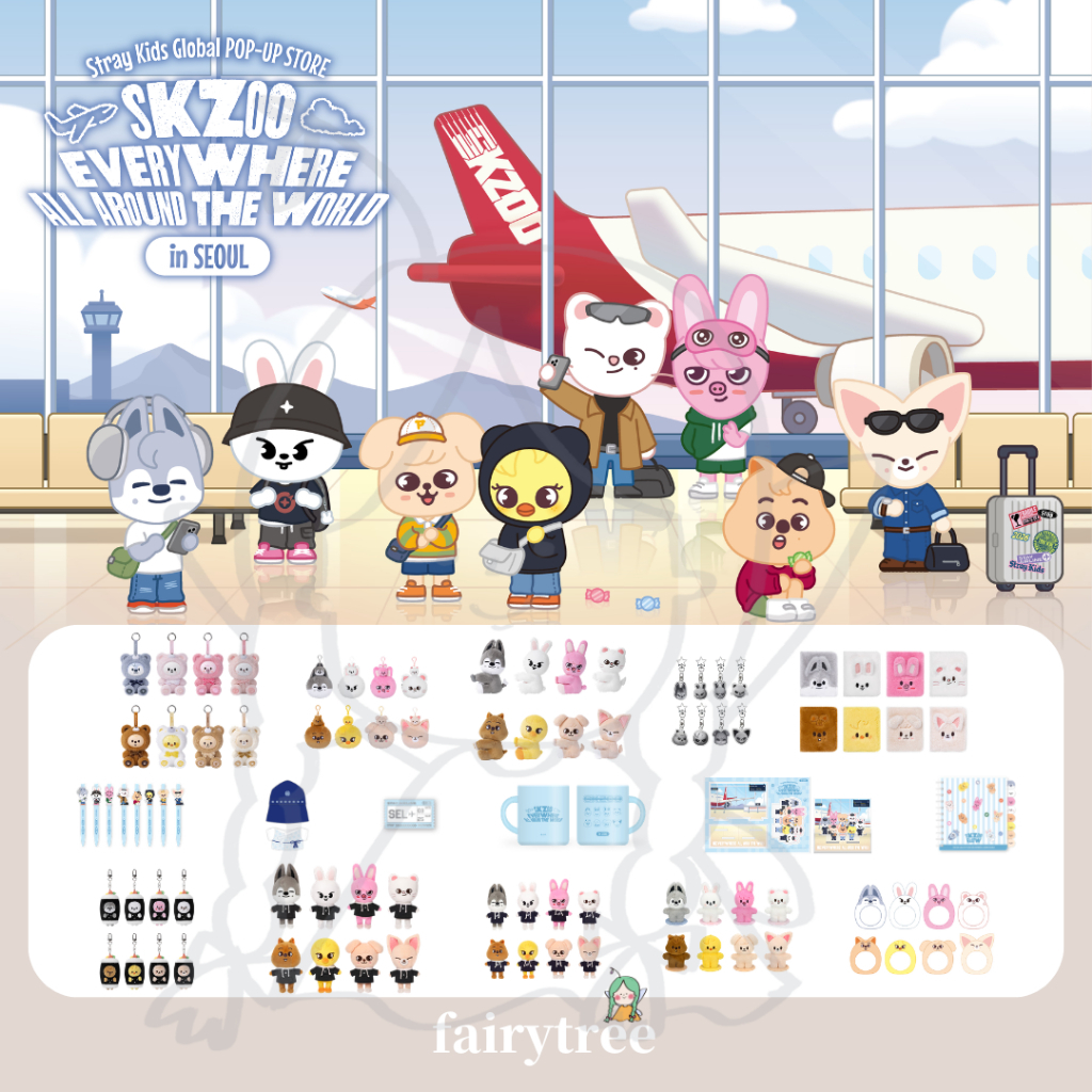 預 Stray Kids EVERYWHERE ALL AROUND THE WORLD 首爾快閃店 周邊 一