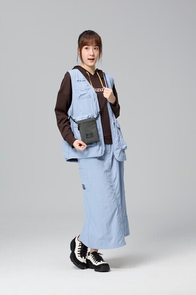 Mizuno D3TMC50414 斜肩小袋 側背包 肩背 斜背 深藍