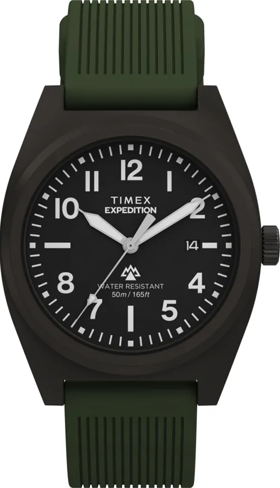 萬年鐘錶 - TIMEX 天美時 Expedition Capstone  休閒風橡膠錶帶男錶 TW2Y18000 錶徑39MM