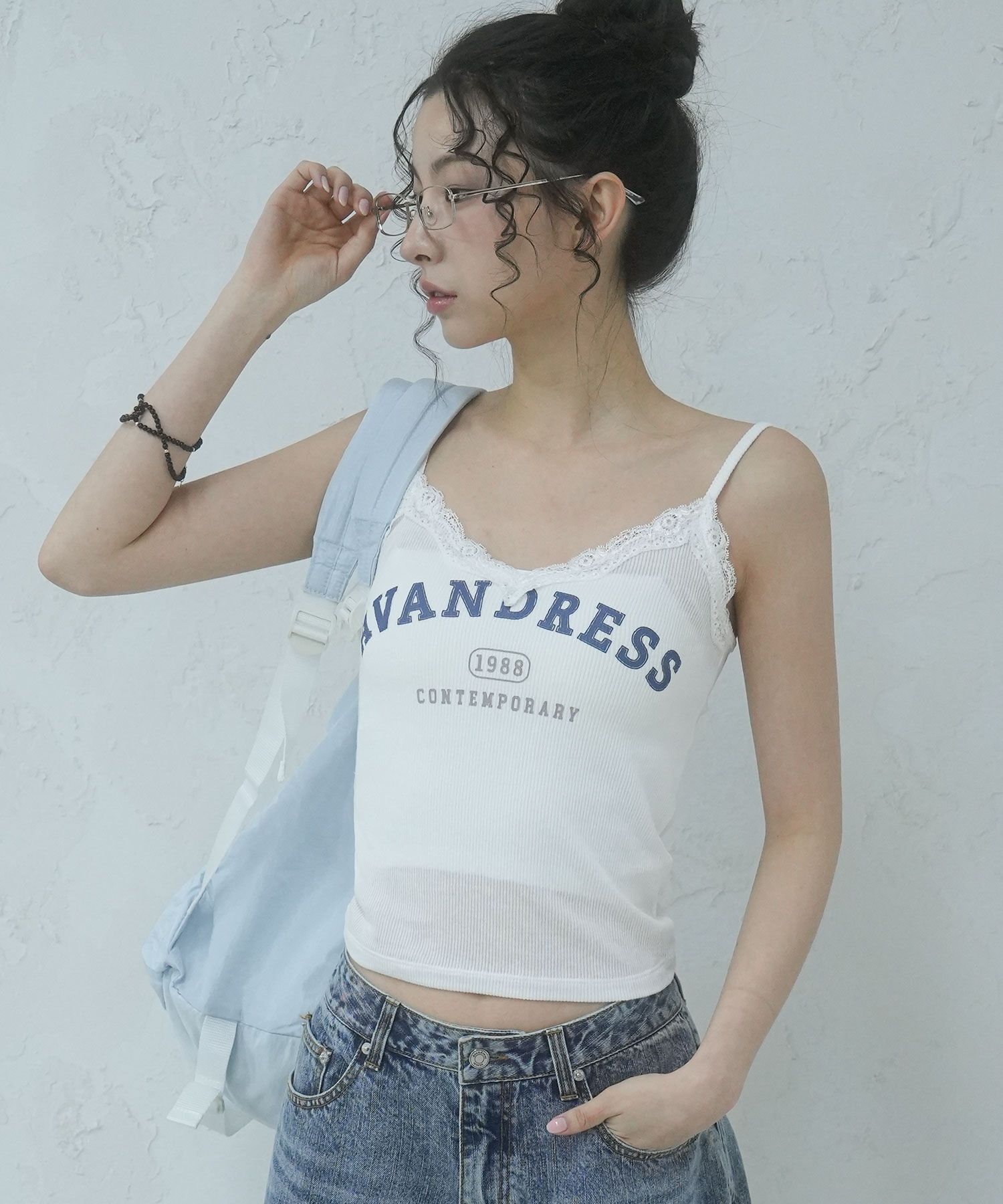 AVANDRESS 復古蕾絲背心 AD42TS22IV