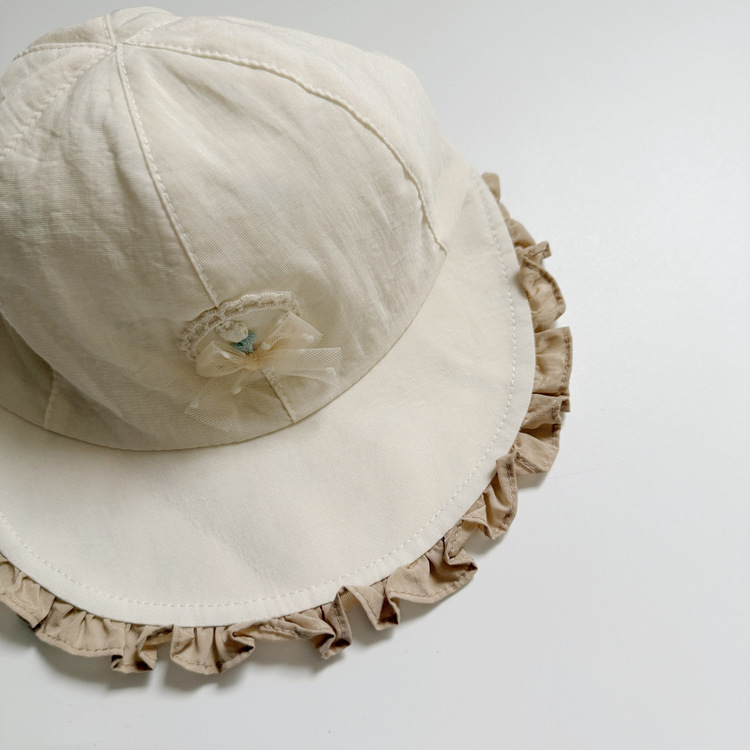 蕾絲花邊雙面帽子