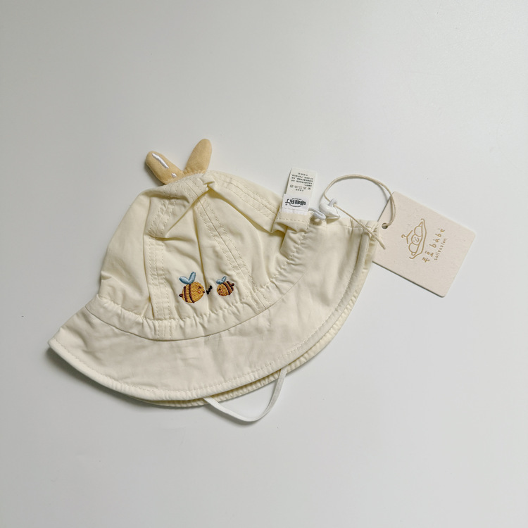 刺繡小蜜蜂漁夫帽