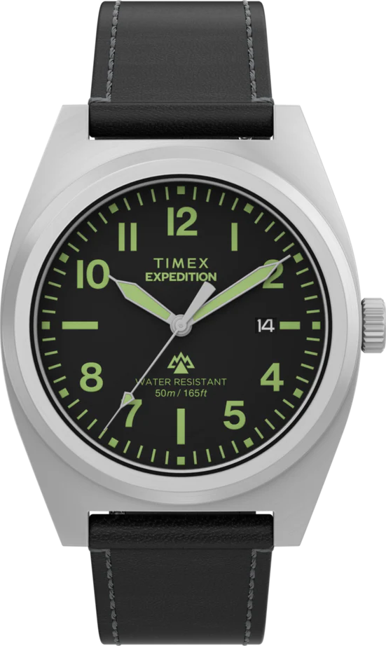 萬年鐘錶 - TIMEX 天美時 Expedition Capstone  休閒探險家皮革錶帶男錶 TW2Y30700 錶徑39MM