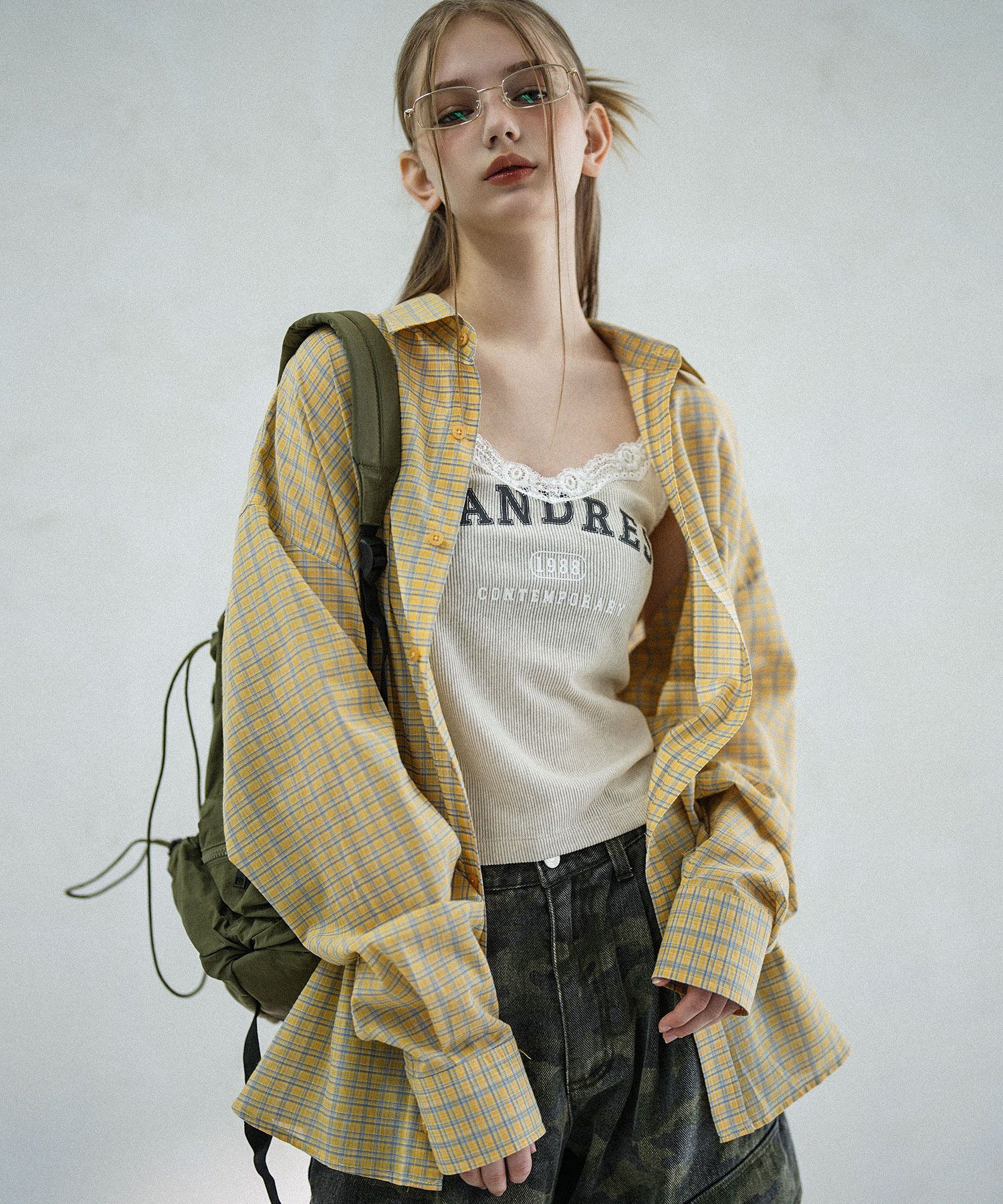 AVANDRESS 復古蕾絲無袖上衣 AD42TS22BE