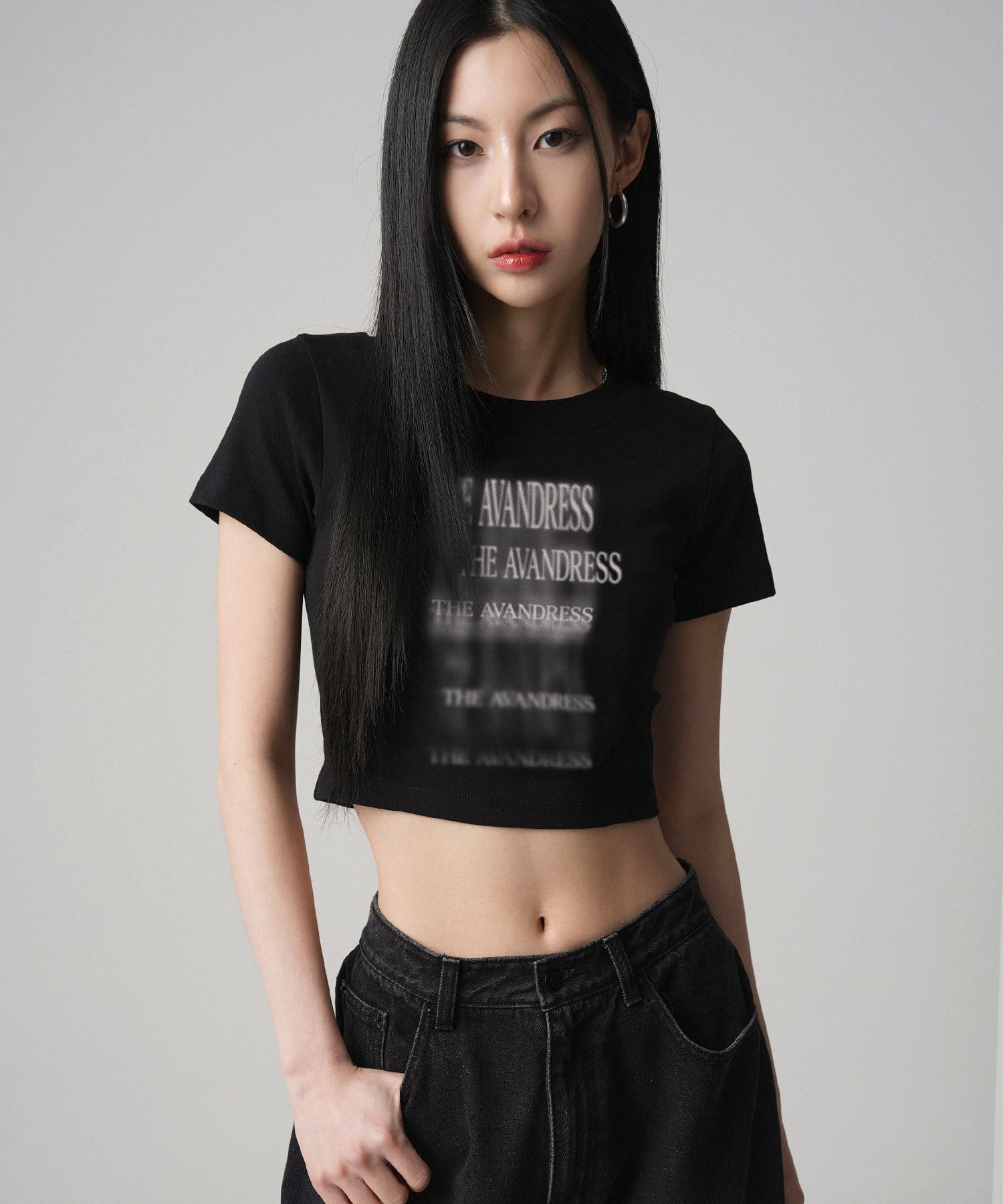 AVANDRESS 短版印花T恤 AD42TS11