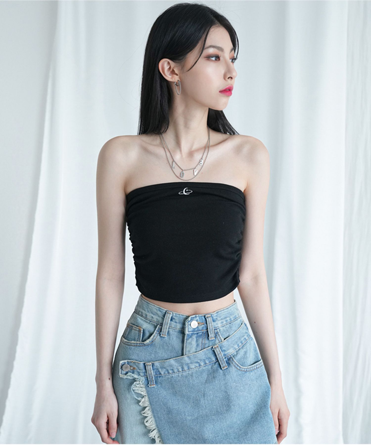 AVANDRESS Vivid Moon 短版抹胸上衣 AD42TS27