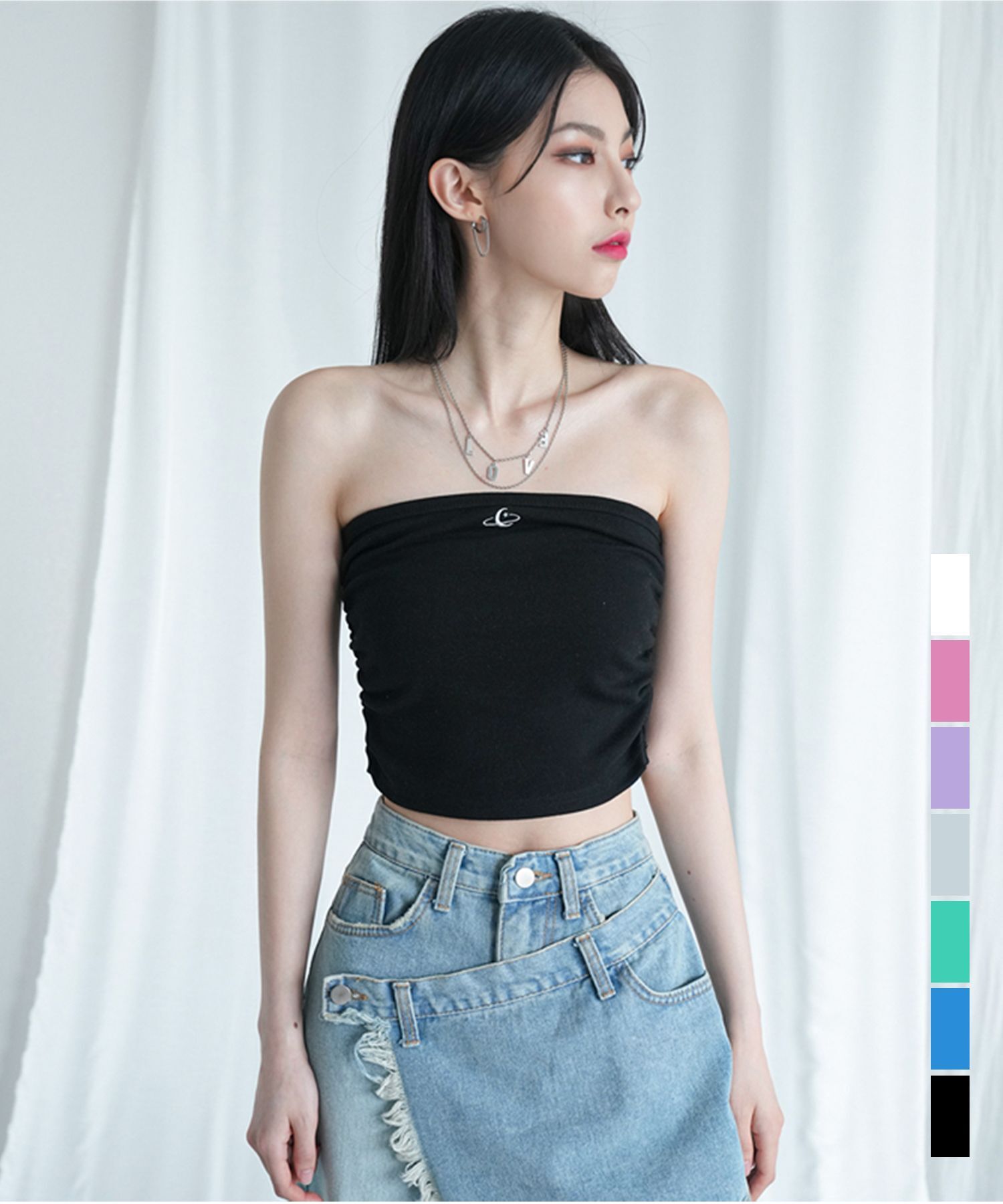 AVANDRESS Vivid Moon 短版抹胸上衣 AD42TS27