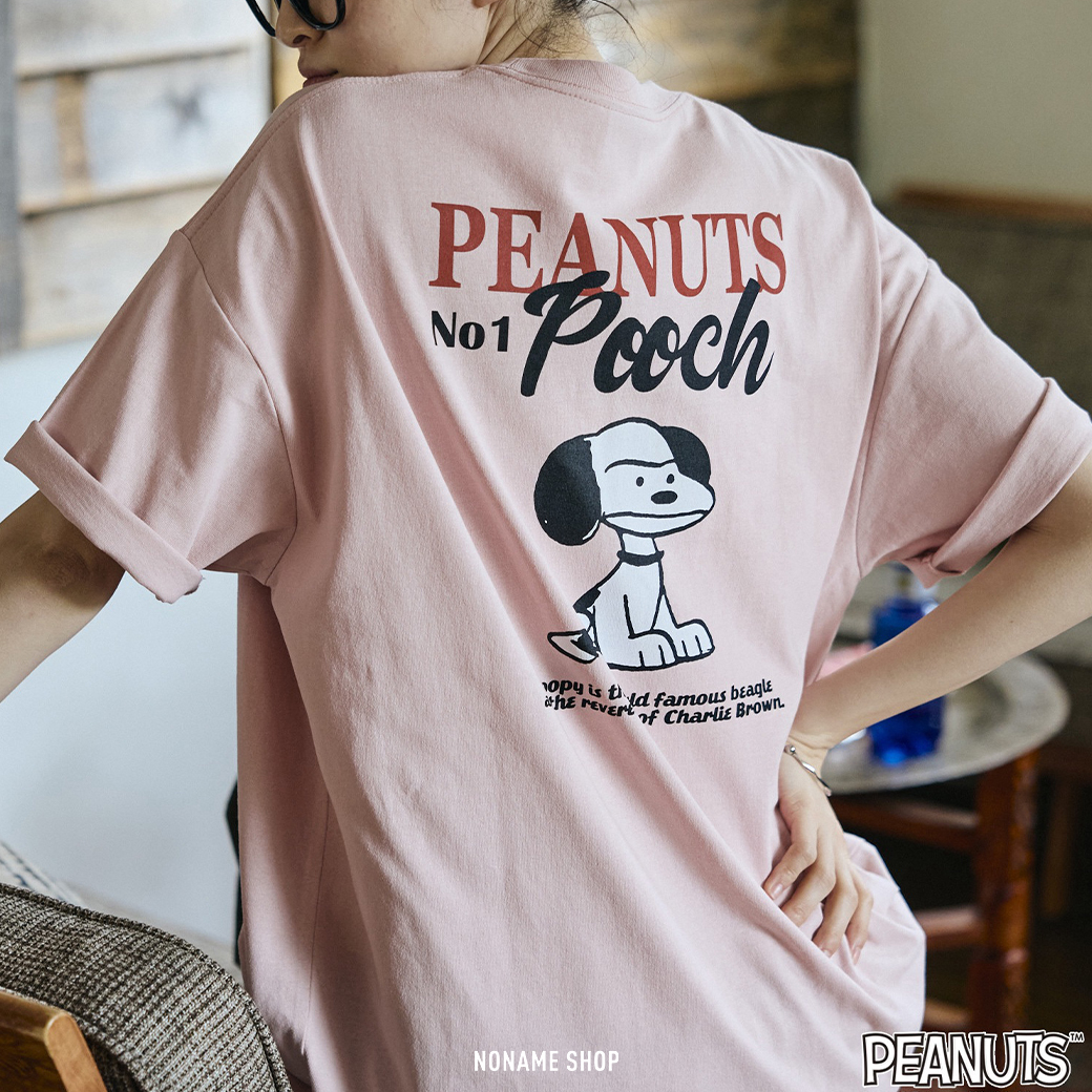 PEANUTS x FREAK'S STORE SNOOPY 史奴比 狗狗 限量版 背後 插畫  短袖 四色 (男款)