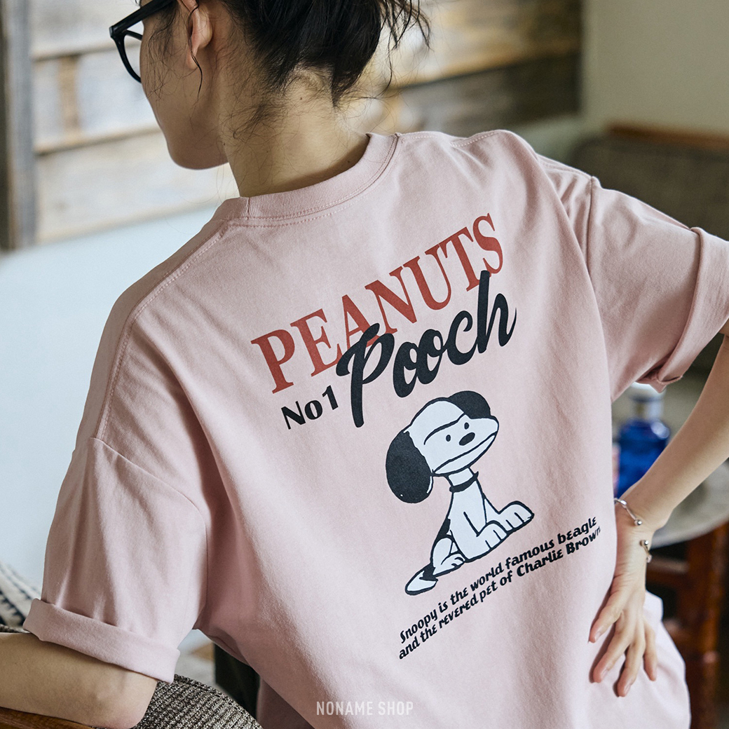 PEANUTS x FREAK'S STORE SNOOPY 史奴比 狗狗 限量版 背後 插畫  短T 四色 (男款)