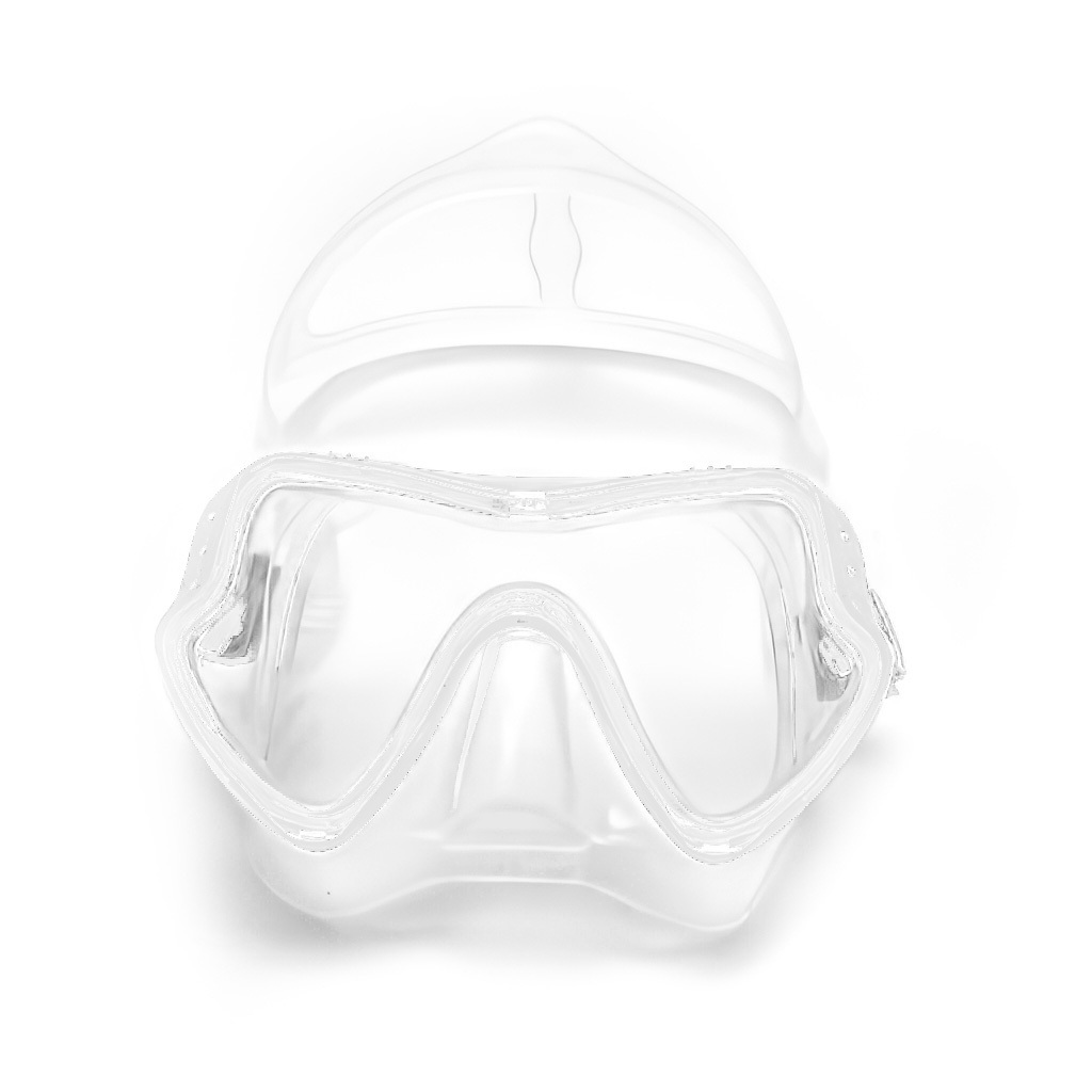 成人款潛水浮潛鏡 - 白