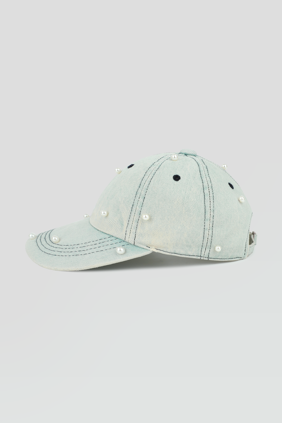 KIMHEKIM｜WASHED 水洗珍珠丹寧棒球帽