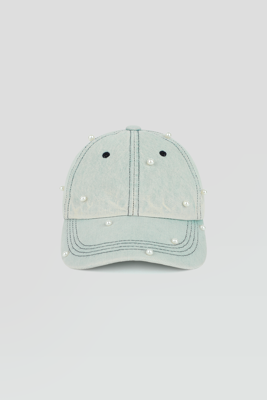 KIMHEKIM｜WASHED 水洗珍珠丹寧棒球帽