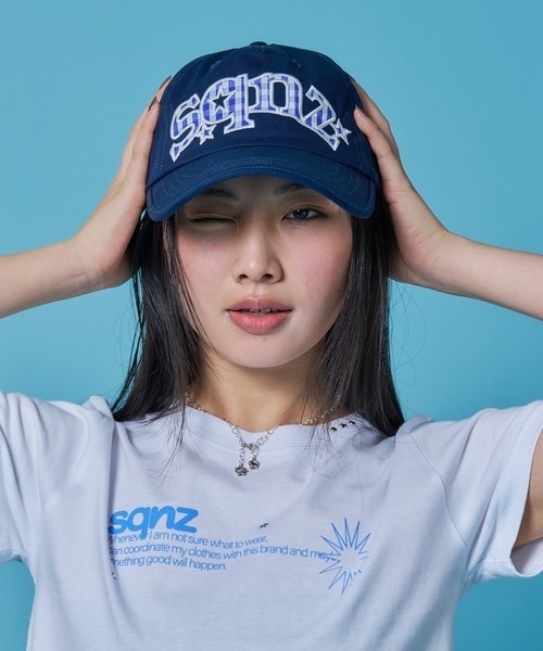 SEQUENZ / sqnz gingham logo cap
