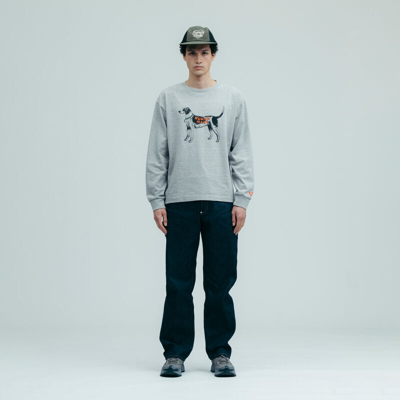 預購┃日本製 HUMAN MADE GRAPHIC L/S T-SHIRT 獵犬 狗狗 印花 長袖 長T
