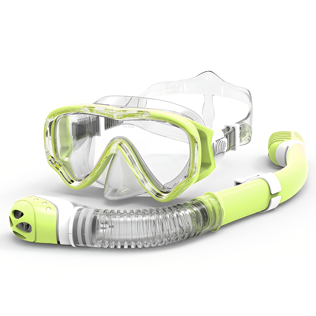 兒童款潛水浮潛鏡 - 黃