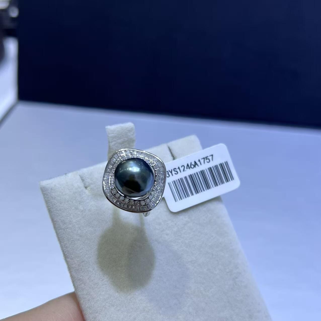 (YA113) 10-11MM天然海水大溪地珍珠戒指 (S925)- #珍珠 #2104PE