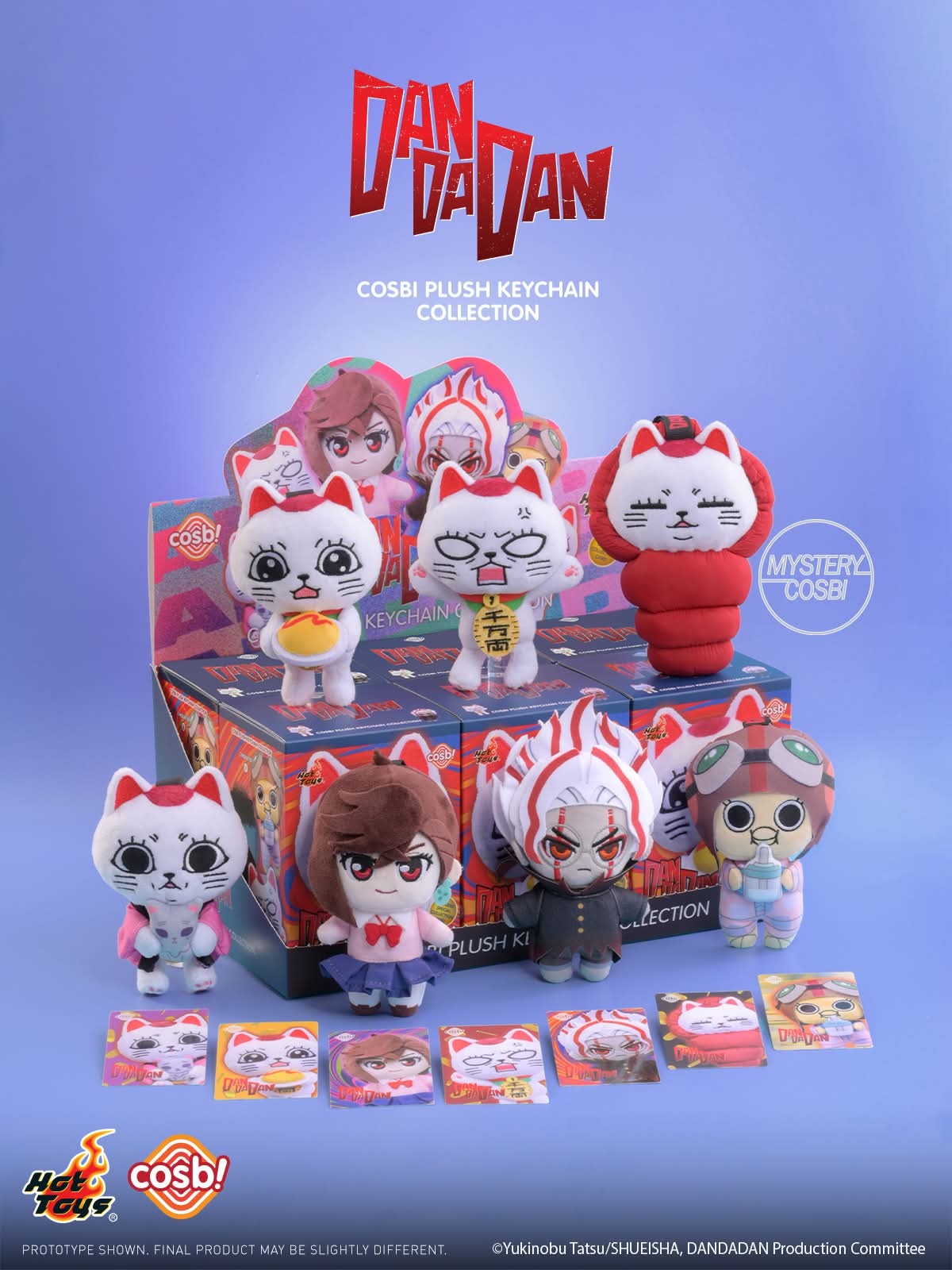 Hots Toys Dandadan Cosbi Plush Keychain Collection