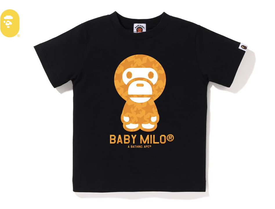 【BAPE童裝】0418 發售 STA ALLOVER BABY MILO TEE