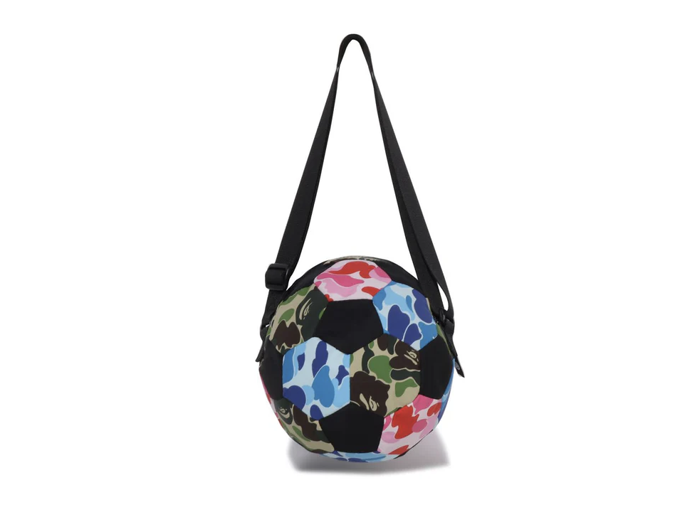 【BAPE兒童配件】0418 發售 ABC CAMO MILO SOCCER BALL SHOULDER BAG