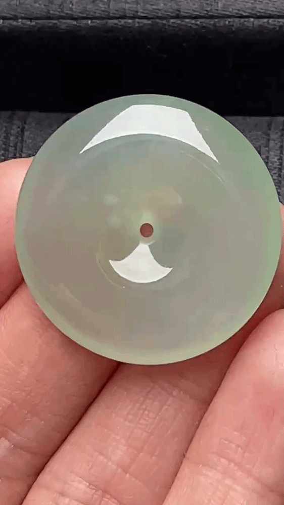 329419 翡翠高冰平安扣 (28.4mm直徑)