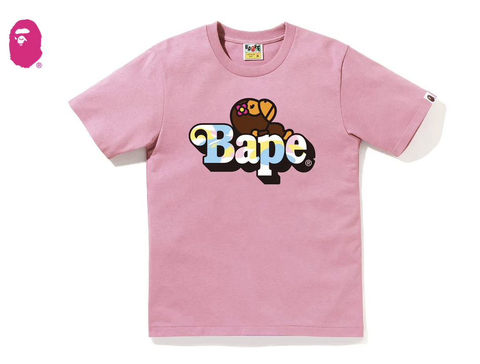 【BAPE女生】0418 發售 NEW MULTI CAMO BABY LISA ON BAPE TEE